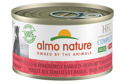 ALMO NATURE - Dog Wet Food CHICKEN & BASIL/TURKEY & BEET 4X95GR