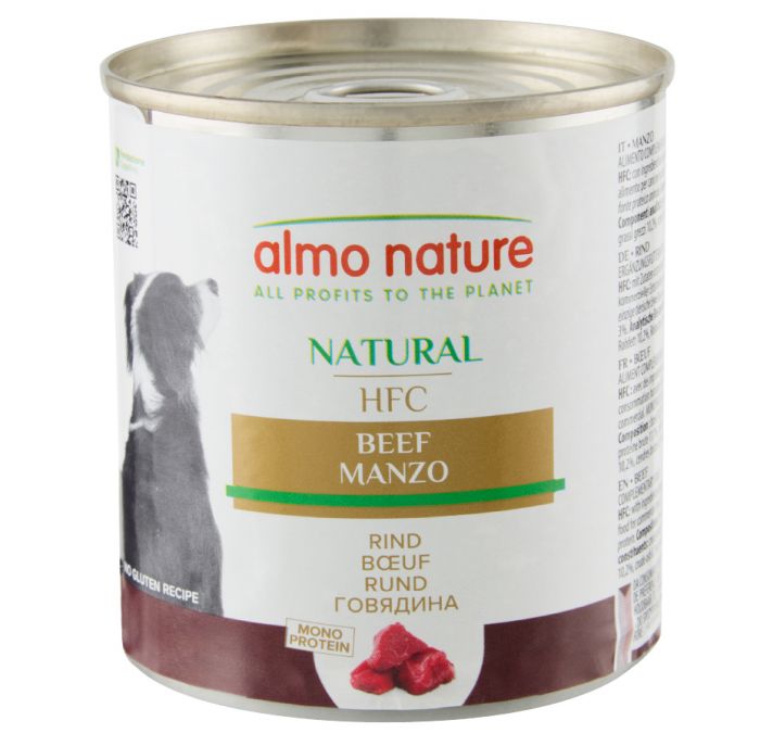 ALMO NATURE - Dog Wet Food HFC BEEF FOR DOGS 290GR