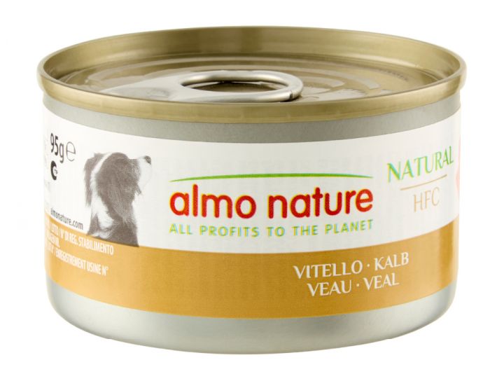 ALMO NATURE - Dog Wet Food HFC VEAL FOR DOGS 95GR