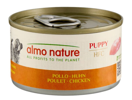 ALMO NATURE - Dog Wet Food HFC CHICKEN FOR PUPPIES 95GR