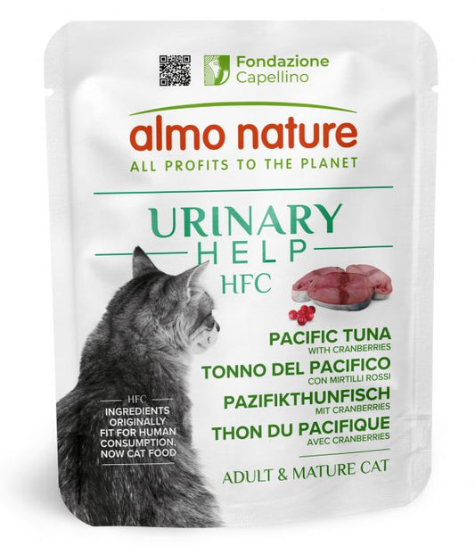ALMO NATURE - Cat Wet Food HFC URINARY PACIFIC TUNA & CRANBERRIES 50GR
