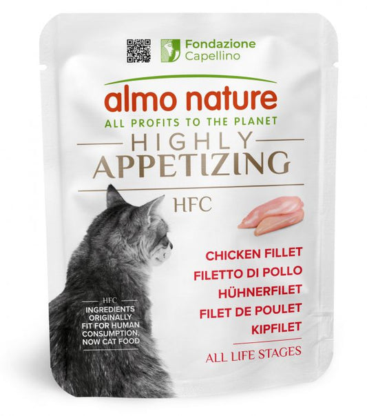 ALMO NATURE - Cat Wet Food HFC HIGHLY APPETIZING CHICKEN FILLET 50GR