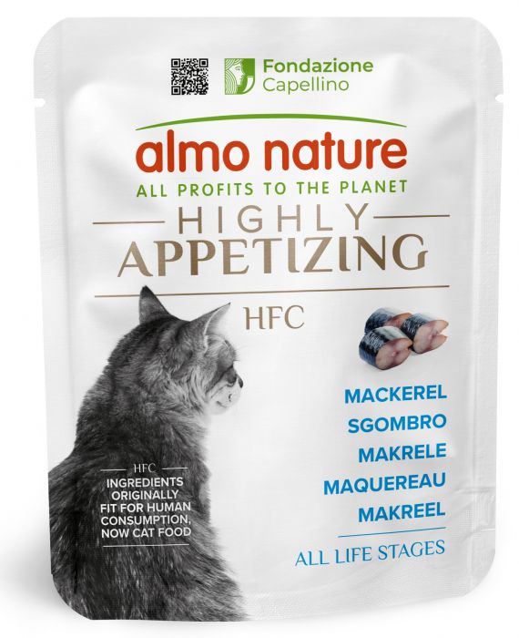 ALMO NATURE - Cat Wet Food HFC HIGHLY APPETIZING MACKEREL 50GR