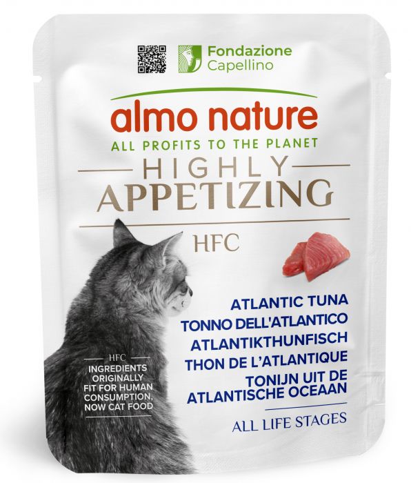 ALMO NATURE - Cat Wet Food HFC HIGHLY APPETIZING ATLANTIC TUNA 50GR