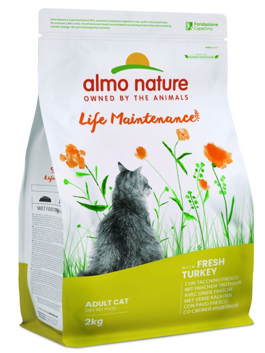 ALMO NATURE - Cat Dry Food PFC  TURKEY & RICE CAT FOOD 2KG