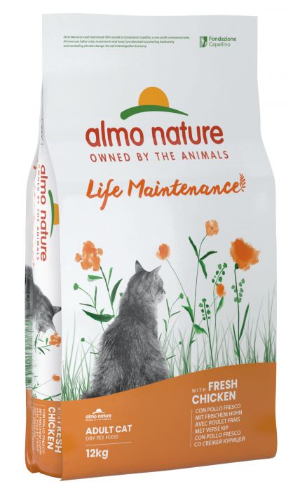 ALMO NATURE - Cat Dry Food PFC CHICKEN & RICE CAT FOOD 12KG