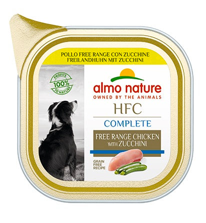 ALMO NATURE - Cat Wet Food HFC CHICKEN & ZUCCHINI 85GR