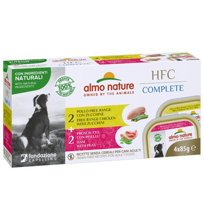 ALMO NATURE - Dog Wet Food HFC ADULT DOG WHITE MEATS 4X85GR