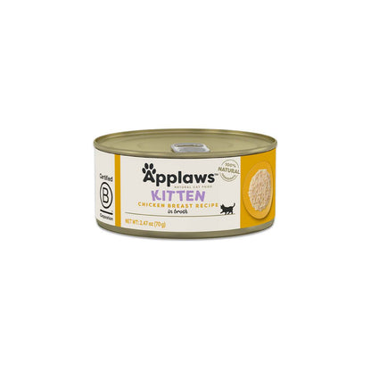 Applaws Cat Wet Food Kitten Tins Chicken Breast 70g-24
