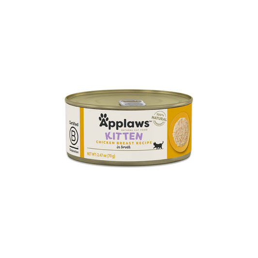 Applaws Cat Wet Food Kitten Tins Chicken Breast 70g-24