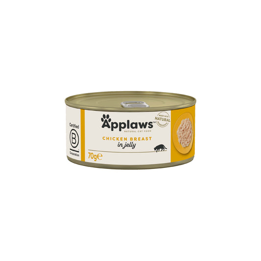 Applaws Cat Wet Food Jelly Tins Chicken Breast Jell y70g-24