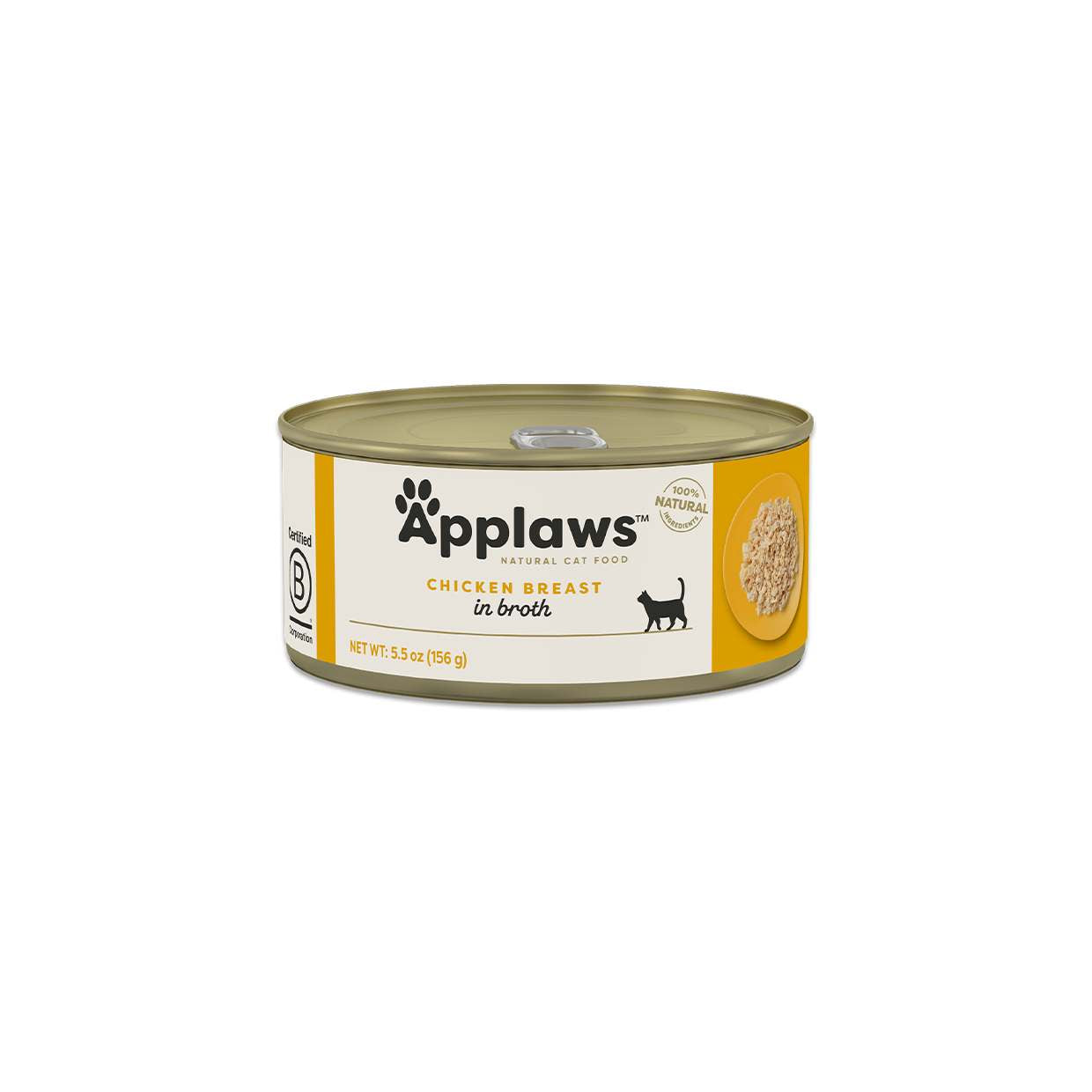 Applaws Cat Wet Food Adult Broth Tins Chicken Breast 156g-24