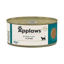 Applaws Cat Wet Food Adult Broth Tins Ocean Fish 156g-24