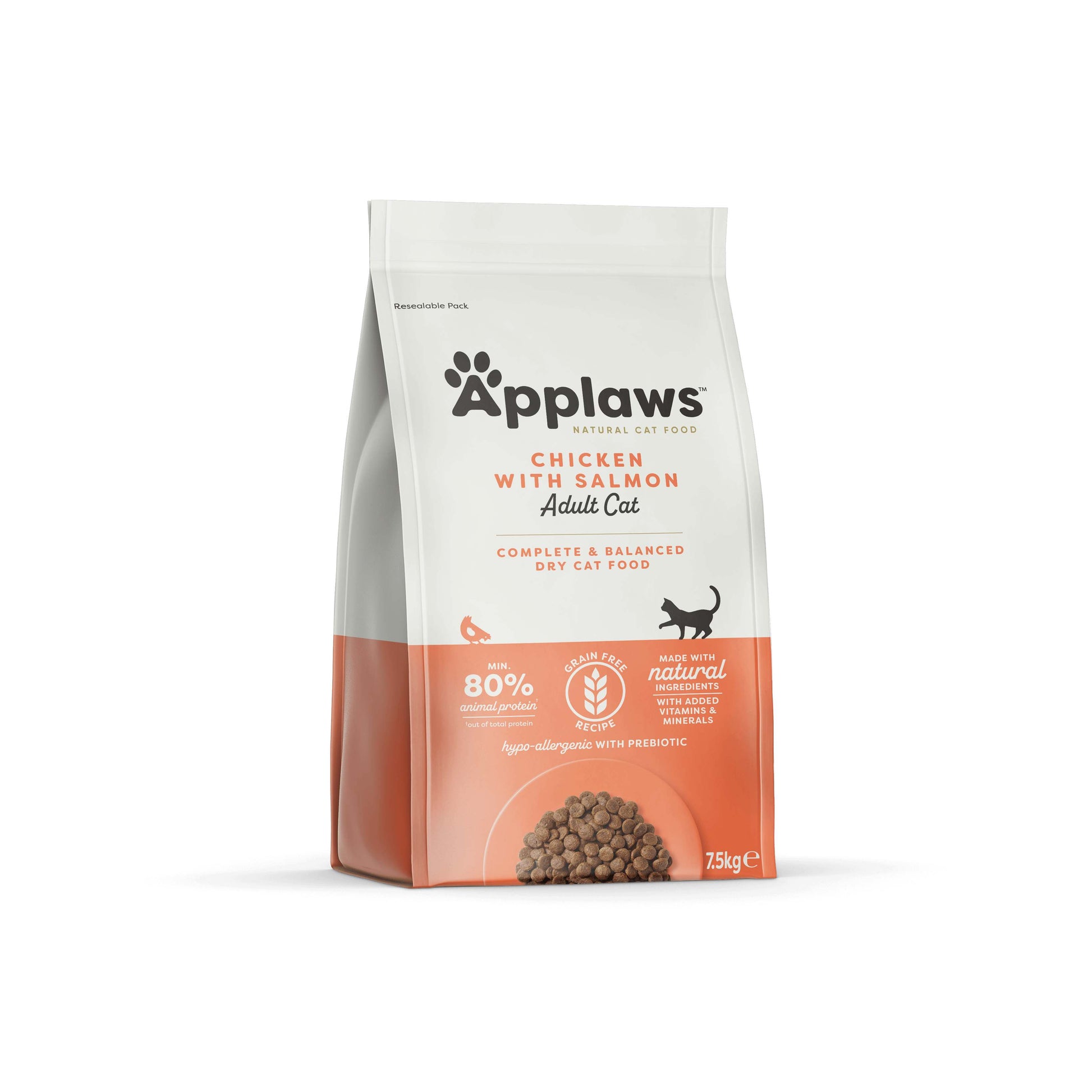 Applaws Cat Food Dry Adult Chicken with Salmon 7.5kg