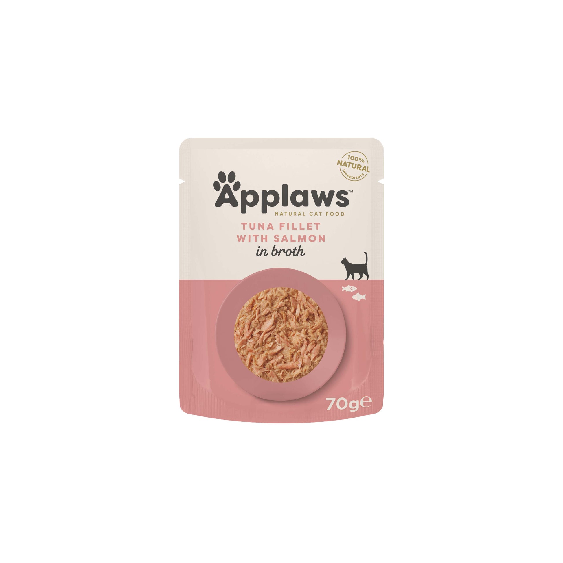 Applaws Cat Wet Food Broth Pouch Tuna with Salmon 70g-12