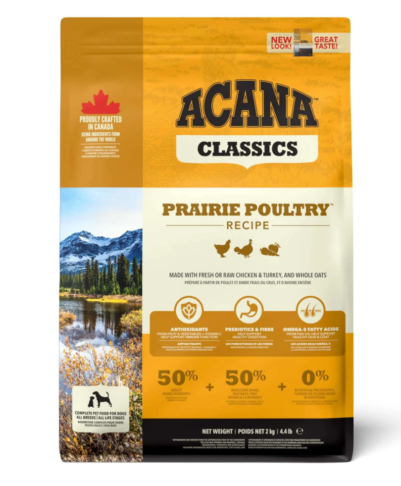 Acana Food For Dog Dry Prairie Poultry 2Kg