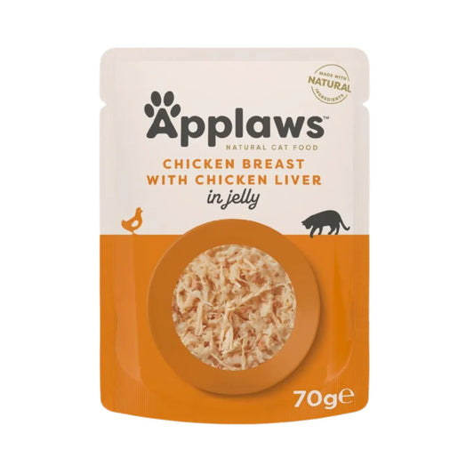 Applaws Jelly Pouch Chicken and Liver in Jelly
