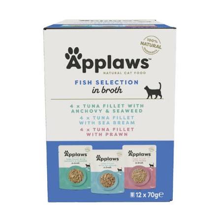 Applaws Multipack Broth Pouch M/P Fish Selection