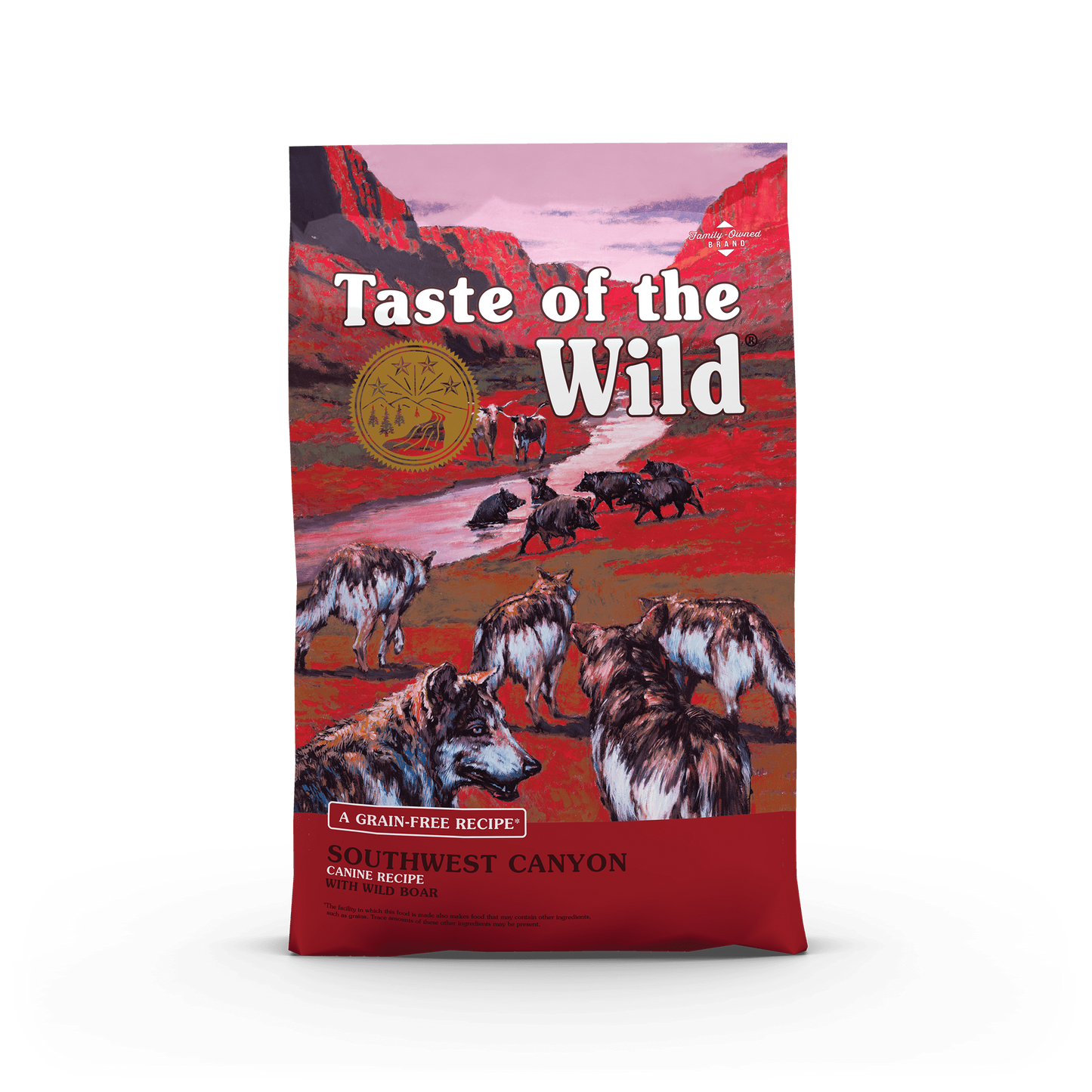 PROPET Taste of The Wild Super Premium Complete Food for Dogs Dry Food - Grain Free - All Breeds/All Life Stages Southwest Canyon Wild Boar 2Kg