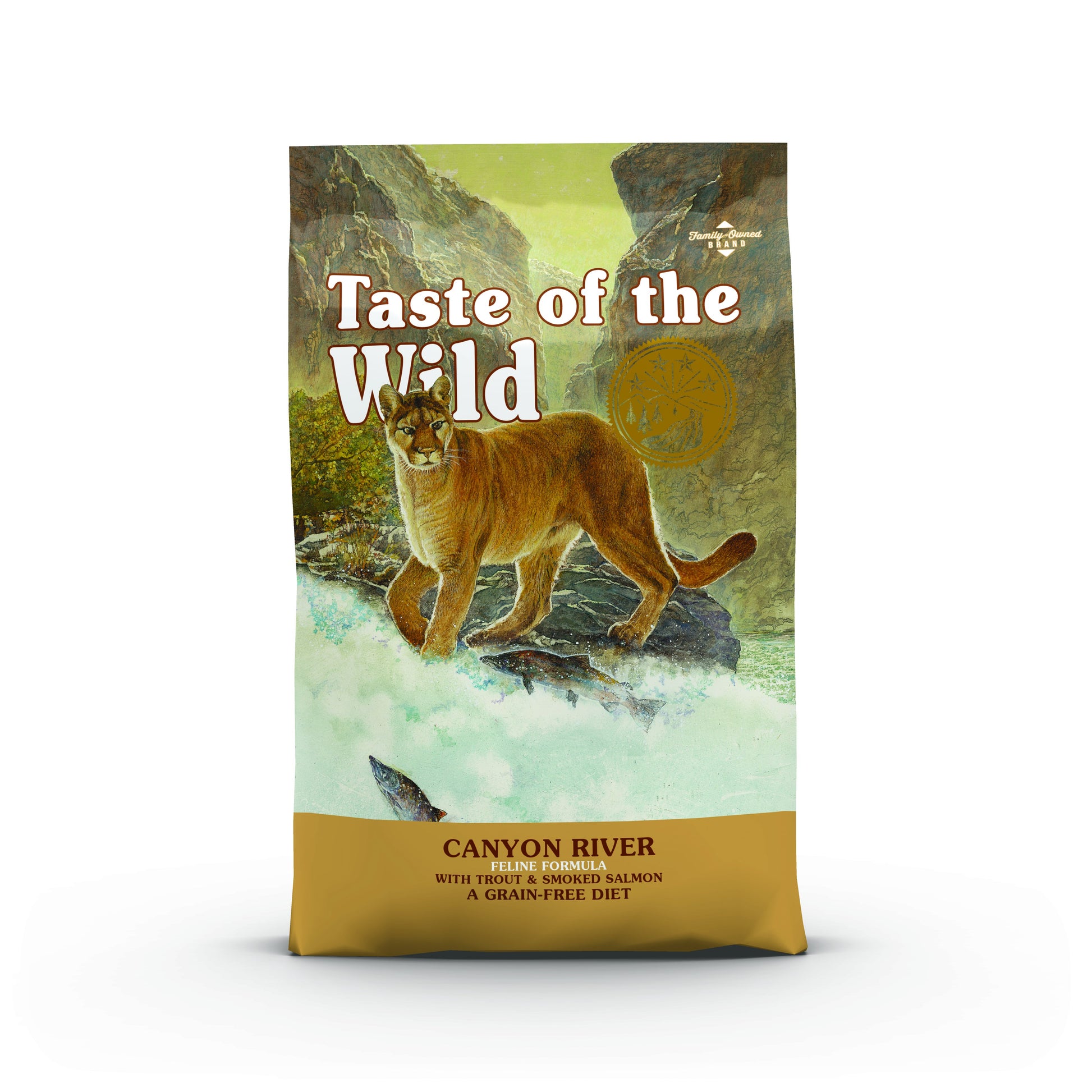 PROPET Taste of The Wild Super Premium Complete Food for Cats All Life Stages - Dry Food - Grain Free Canyon River Trout & Smoked Salmon 2Kg