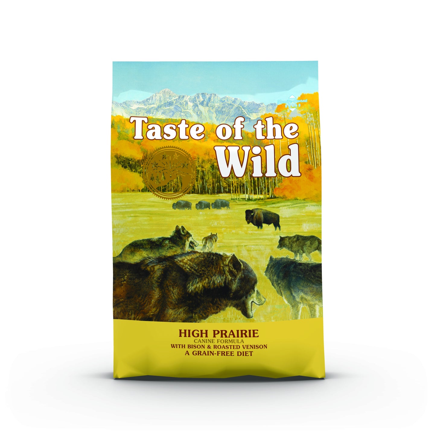 PROPET Taste of The Wild Super Premium Complete Food for Dogs Puppies All Breeds - Dry Food - Grain Free High Prairie Roasted Bison & Venison 12.2Kg