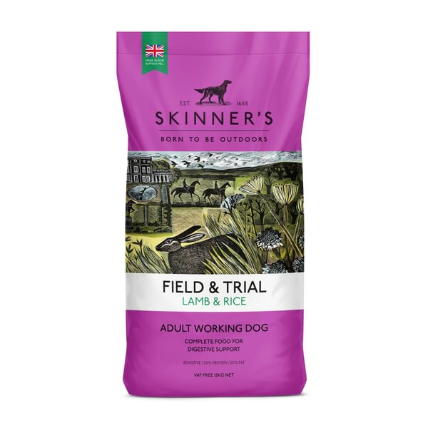 Skinners Food For Dog Dry Field & Trial Lamb and Rice 15kg