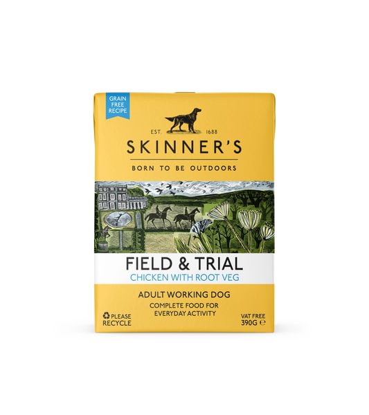 Skinners Food For Dog Wet Field & Trial Chicken with Root Veg 18 x 390g