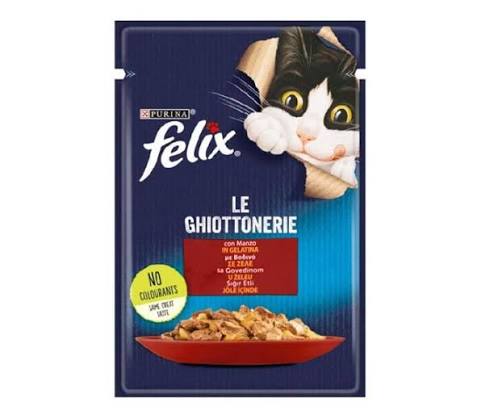 Felix Le Ghiottonerie Beef in Jelly (4x85g)
