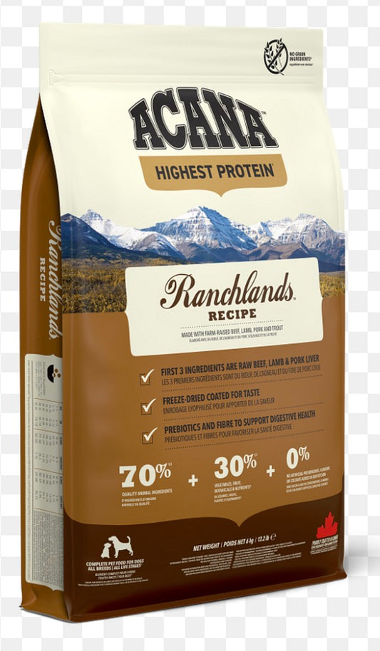 Acana Food For Dog Dry Ranchlands