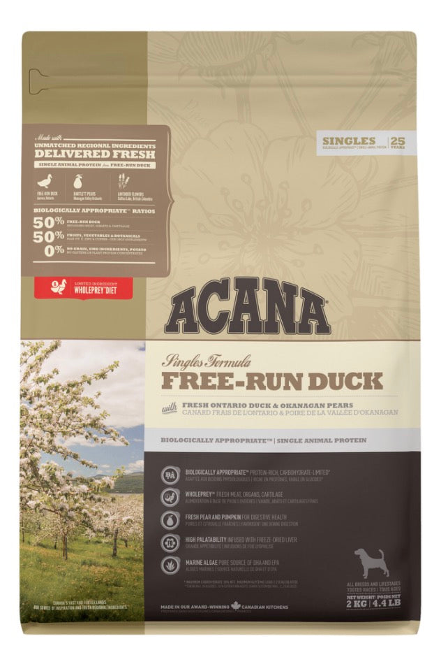 Acana Food For Dog Dry Free Run Duck