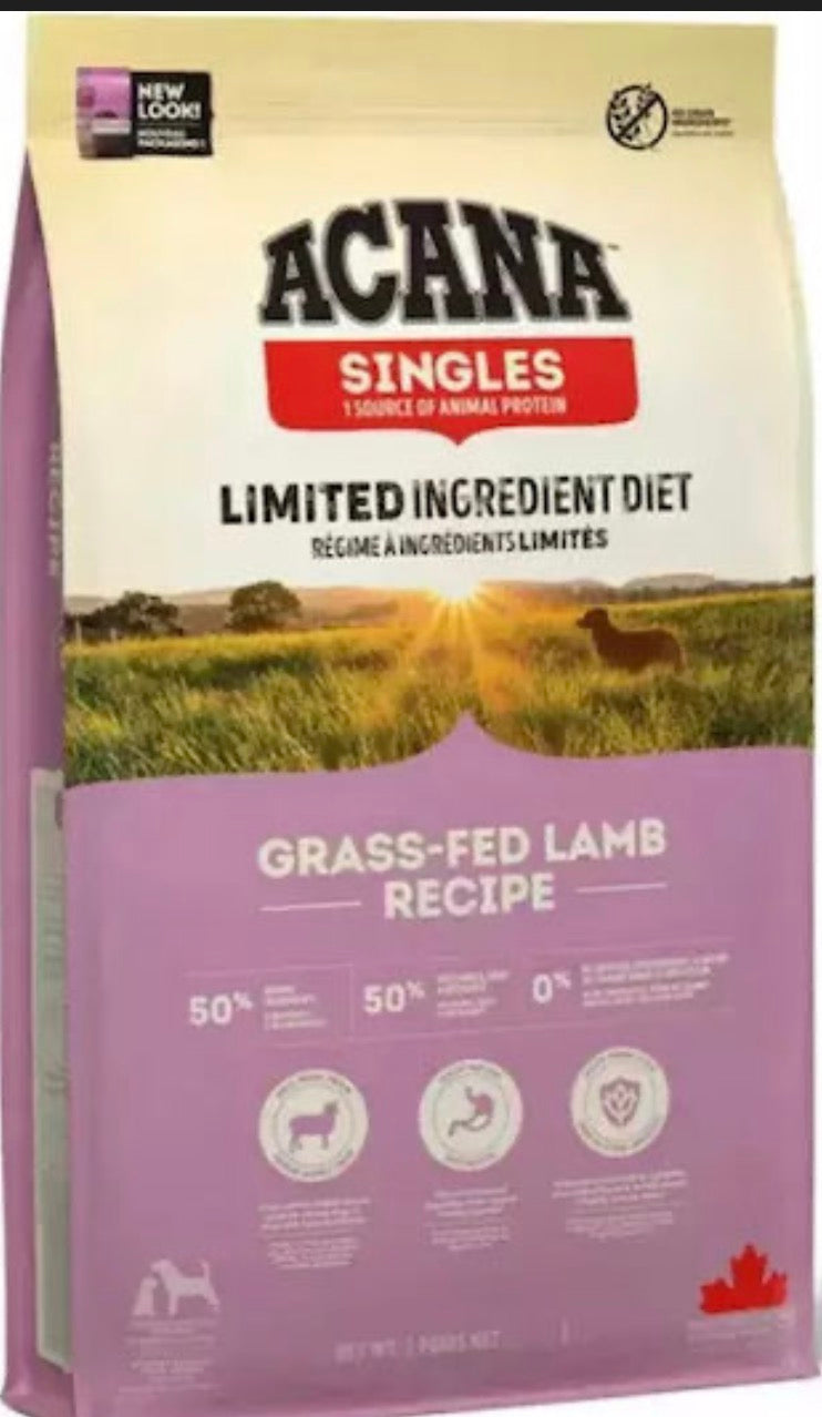 Acana  Food For Dog Drygrass Fed Lamb 11.4Kg