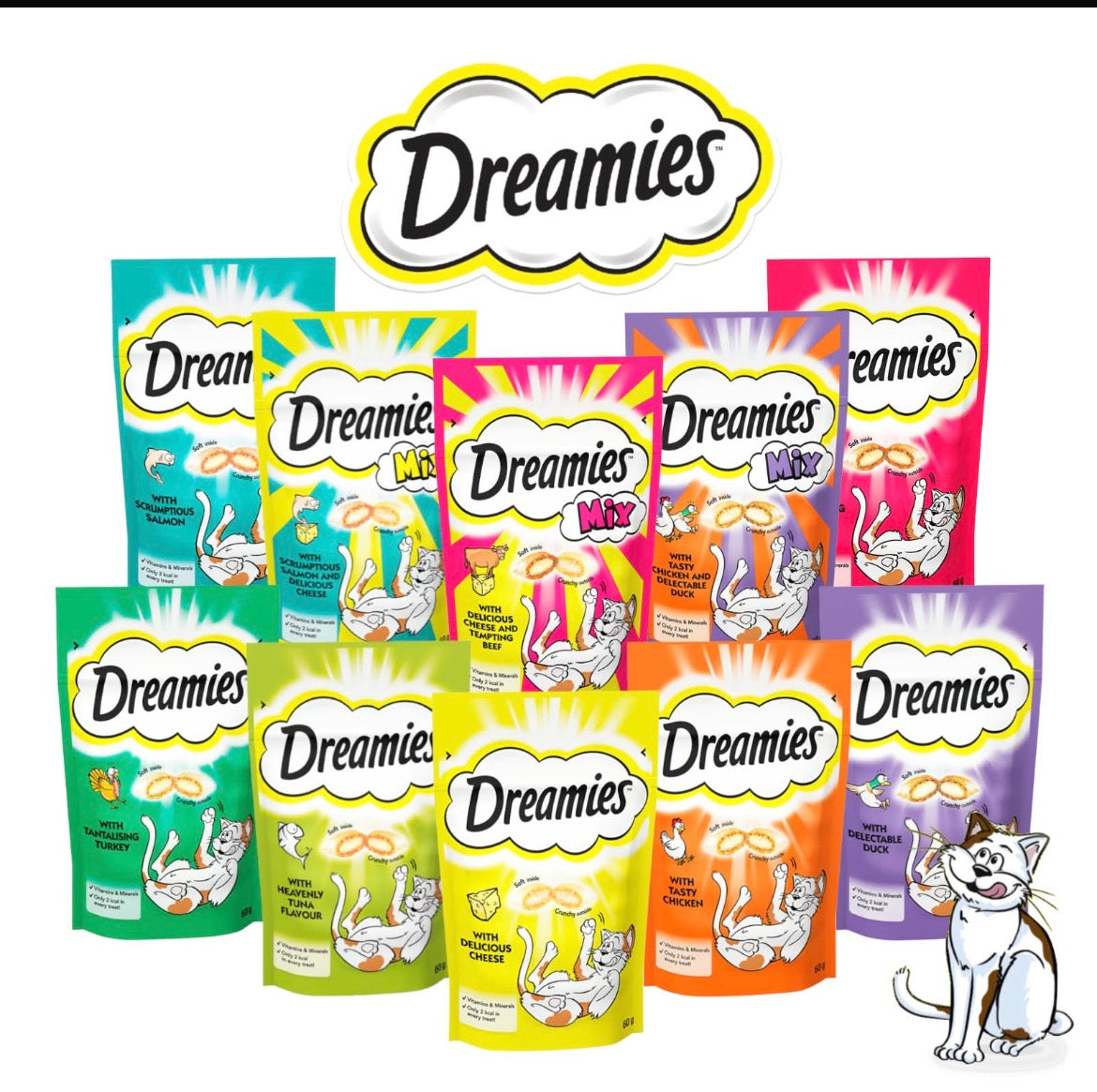 Dreamies Dual-Texture Cat Treats