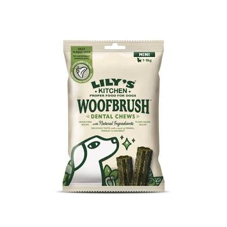 Lily's Kitchen Woofbrush Dental Chews Mini 1-5kg 130g