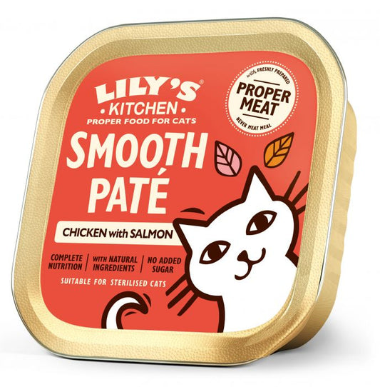LILY'S KITCHEN - Cat Wet Food CHICKEN & SALMON PATE 85GR