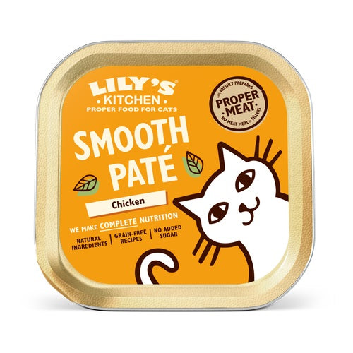 LILY'S KITCHEN - Cat Wet Food CHICKEN SMOOTH PATE 85GR