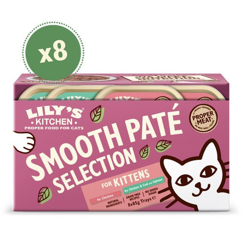 LILY'S KITCHEN - Cat Wet Food MPK KITTEN PATE 8X85GR