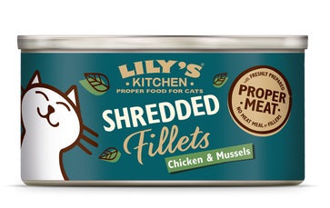 LILY'S KITCHEN - Cat Wet Food SHREDDED FILLETS CHICKEN & MUSSELS 70GR