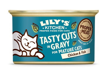 LILY'S KITCHEN - Cat Wet Food TASTY CUTS CHICKEN & FISH SENIOR  85GR