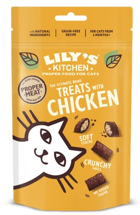 LILY'S KITCHEN - Cat Treats CAT CHICKEN PILLOW TREATS 60GR