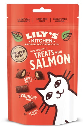 LILY'S KITCHEN - Cat Treats CAT SALMON PILLOW TREATS 60GR