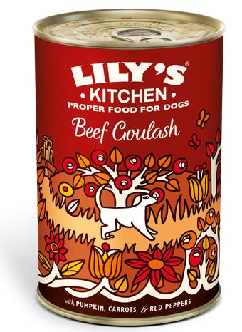 LILY'S KITCHEN - Dog Wet Food BEEF GOULASH 400GR