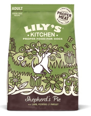 LILY'S KITCHEN - Dog Wet Food GRASS FED LAMB DRY FOOD 2.5KG