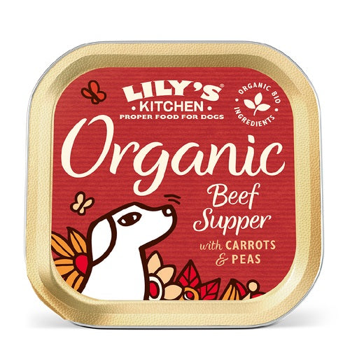 LILY'S KITCHEN - Dog Wet Food ORGANIC BEEF SUPPER 150GR