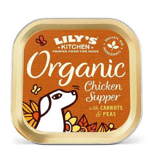 LILY'S KITCHEN - Dog Wet Food ORGANIC CHICKEN SUPPER 150GR