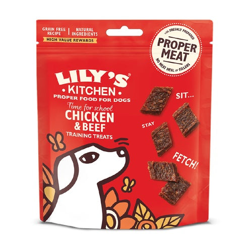 LILY'S KITCHEN - Dog Treats CHICKEN & BEEF TRAINING BITES 70GR