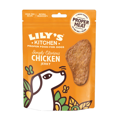 LILY'S KITCHEN - Dog Treats SIMPLY GLORIOUS CHICKEN JERKY 70GR