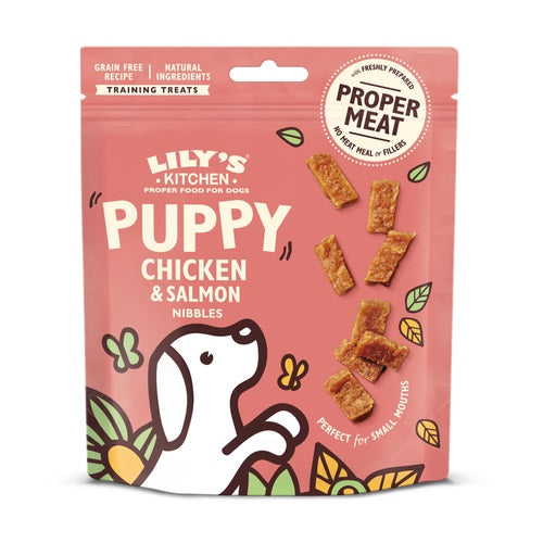 LILY'S KITCHEN - Dog Treats CHICKEN & SALMON NIBBLES 70GR