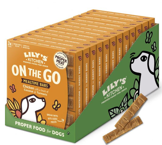 LILY'S KITCHEN - Dog Treats CHICKEN ON THE GO BAR 3 X 40GR
