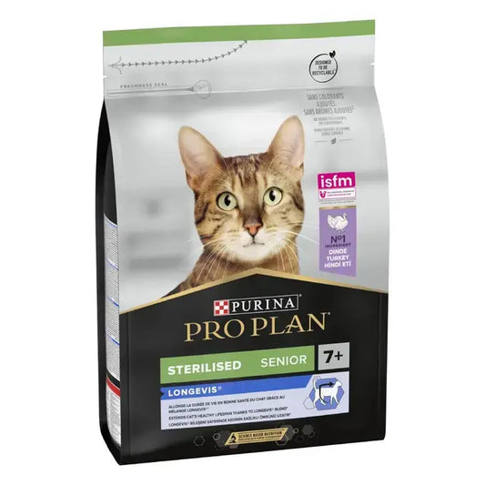 Proplan - Food For Cat - Dry - Sterilised Turkey 7+ 3Kg