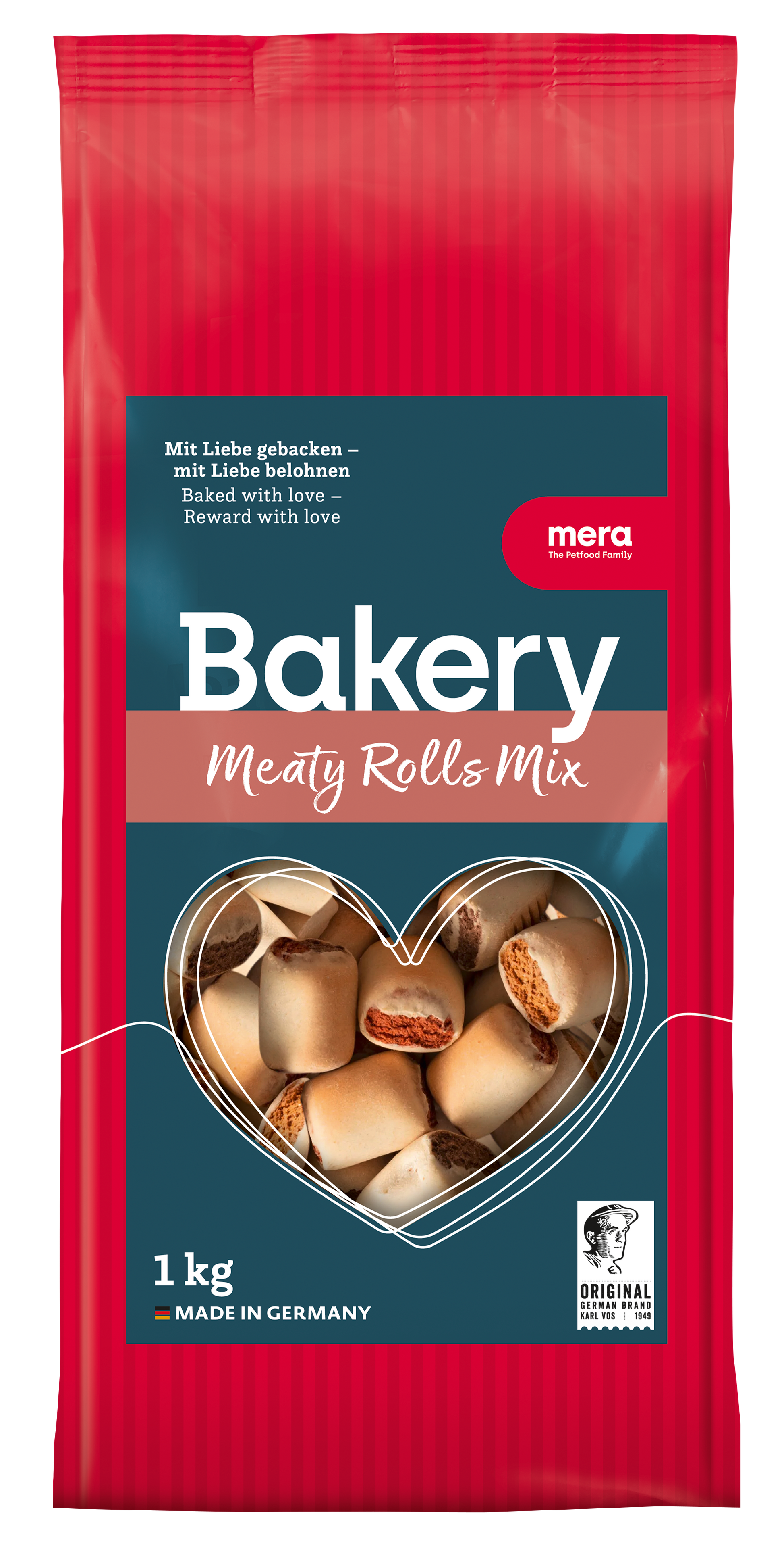 Mera -Treats -Food For Dog Bakery Meaty Rolls Mix 1Kg